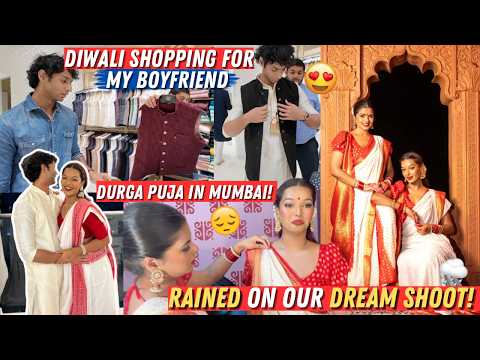 Diwali Shopping for My Boyfriend | Morning Detox Routine | Durga Puja Vlog #HustleWSar