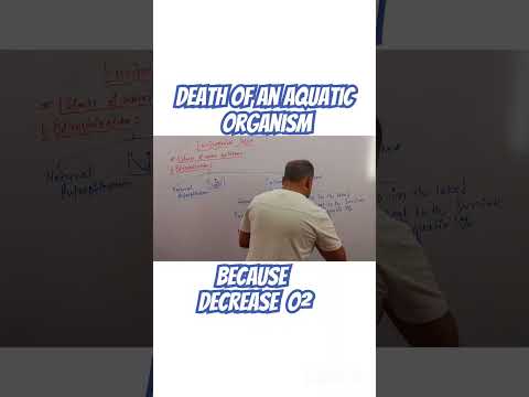 Death of an aquatic organisms due to less O2#short#shortfeeds