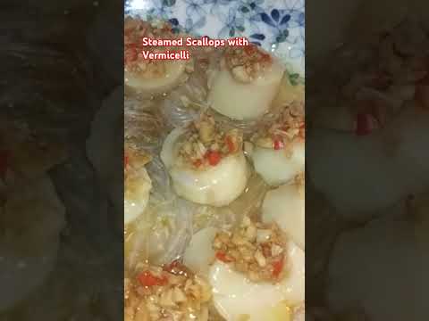 Steamed Scallops with Vermicelli Chinese Recipe