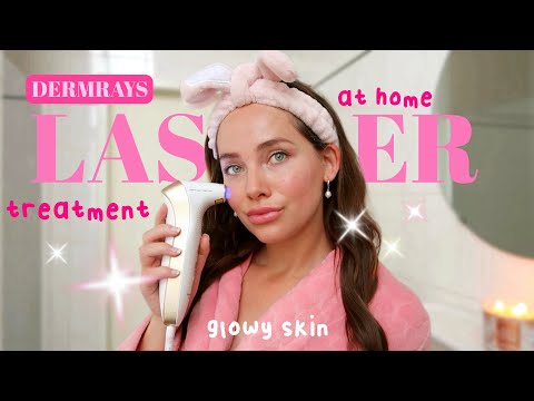 i found the PERFECT at home laser for GLOWY & YOUTHFUL SKIN ✨  DermRays Revive Skincare Laser review