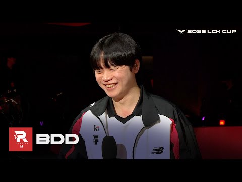 Bdd 인터뷰 | BFX vs KT | 01.16 | 2025 LCK CUP 그룹 배틀