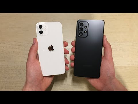 Samsung A52 vs iPhone 12 - Dimensions, Speed Test & Benchmarks!