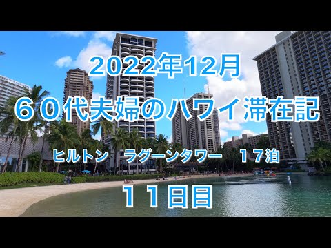 2022年12月ハワイ　11日目　カイルアタウン、ビーチ