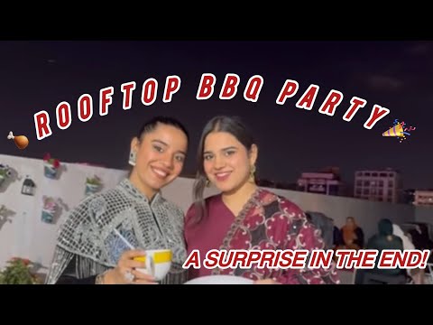 GRAND ROOFTOP BBQ DAWAT 🎉❤️ | A SURPRISE for Hira in the End! 🥰