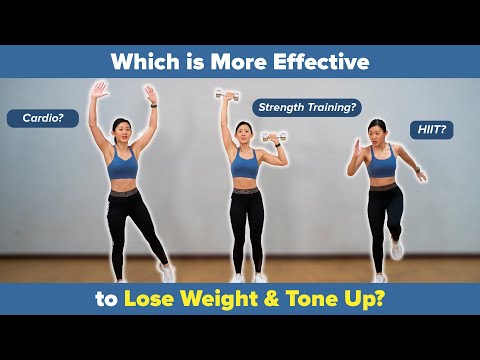 Cardio? Weight Lifting? HIIT? Which is More Effective to Lose Weight & Tone Up? | Joanna Soh