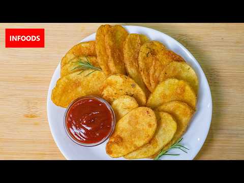 Crispy Fried Potatoes Recipe | How to Cook Crispy Fried Potatoes | Infoods