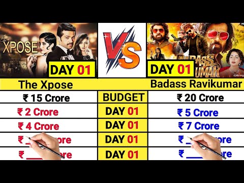 Xpose Universe Presents The Xpose Day 01 vs Badass Ravikumar Day01 Box Office Collection Comparison