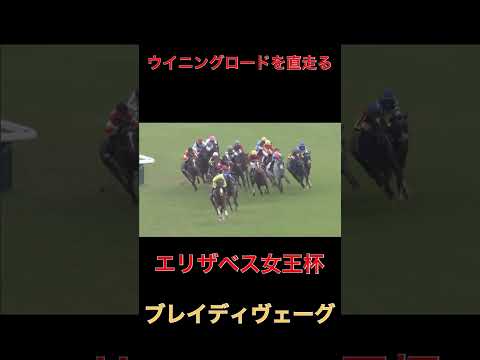 ウイニングロードを直走るブレイディヴェーグ【エリザベス女王杯】#競馬