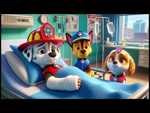 Paw Patrol Ultimate Rescue | OMG! MARSHALL GOT SICK! Please Don't Give Up | Funny Story | Rainbow 3