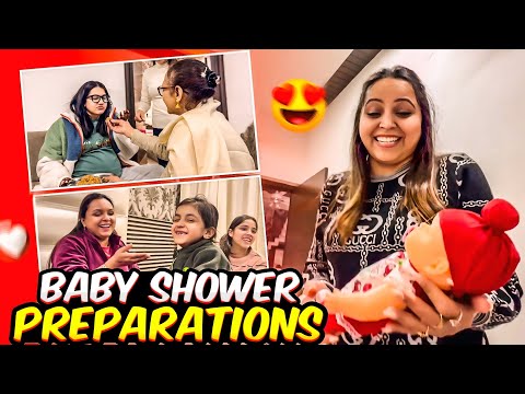 BABY SHOWER PREPARATIONS 😍🌪️ | SARI FAMILY HOYI IKATHI 🔥😍 | MR MRS NARULA