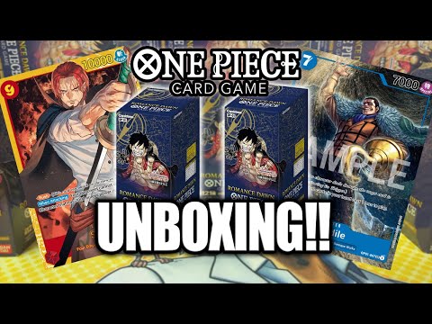 Romance Dawn Unboxing - One Piece Card Game