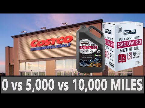 Costco Kirkland Motor Oil New vs 5K vs 10K Miles