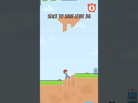 Slice To Save Level 36 Gameplay. #gameplay #game #shorts #walkthrough #trending #mobilegame