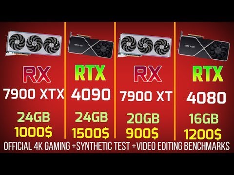 RX 7900 XTX VS RX 7900 XT Benchmarks VS RTX 4090 VS RTX 4080 16GB