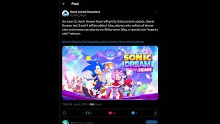 A BRAND NEW SONIC DREAM TEAM Q.O.L UPDATES IS COMING SOON!!! ??? Sonic News!!! #Shorts