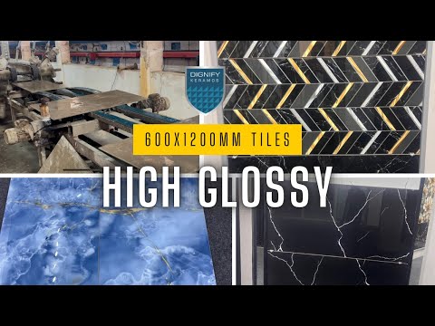 Inside the Factory: How 600x1200mm High Glossy Tiles Are Made | DIGNIFY KERAMOS