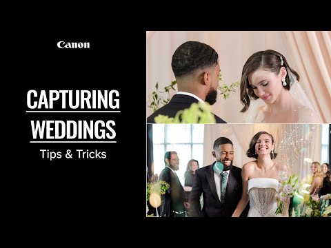 Capture Weddings: Essential Tips with Canon