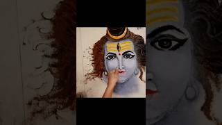 🎎🥳Shivshambhu Mahadev Shivratri special rangoli @ my art gallery by Anupma #shorts #rangoli #viral