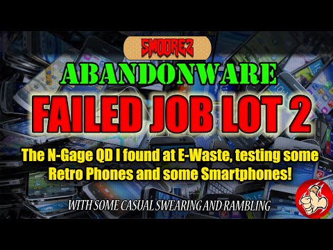 ABANDONWARE (Ep.2) FAILED JOB LOT 2 - Just testing some Retro Phones, Some Smartphones etc