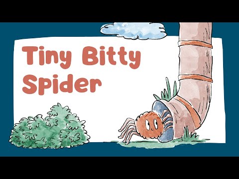 Tiny Bitty Spider | Let's Learn & Sing | Fun Learning Songs for Kids