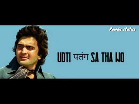 Rishi kapoor rip Whatsapp status || Rishi kapoor status  || Rishi kapoor 1952 - 2020