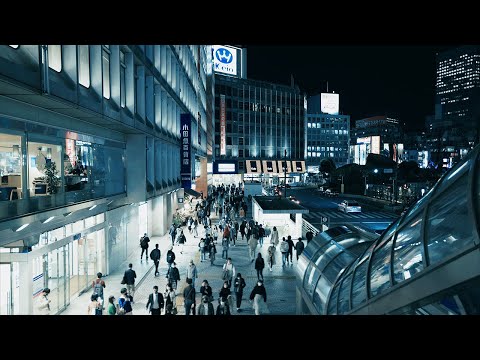 ASMR Soundscape around Tokyo Shinjuku Station | Sounds for Sleeping, Working