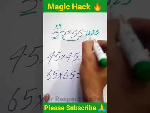 Fast Multiplication Tricks | Interesting Math Tricks #maths #mathstricks