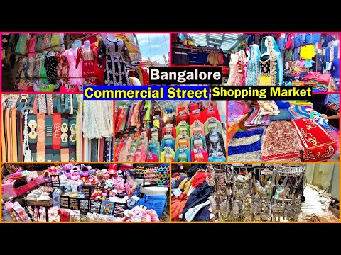 Street Shopping Market Commercial Street Bangalore | Cheapest Price | Wholesale Shopping Market