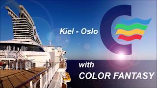 COLOR FANTASY trip Kiel-Oslo in June 2019 (timelapse)