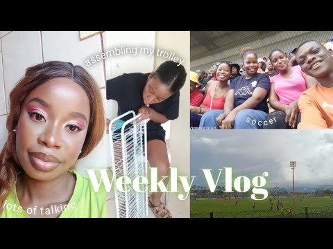 WEEKLY VLOG| Defenders won 3-0!🥳Nedbank cup ,DIY Pep trolley, masking, low bun ponytail & more