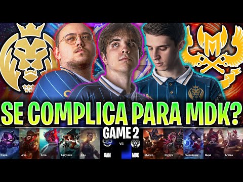 SE COMPLICA LA SERIE PARA MAD LIONS KOI DE ELYOYA? | MDK vs GAM Game 2 SWISS STAGE WORLDS 2024 LVP