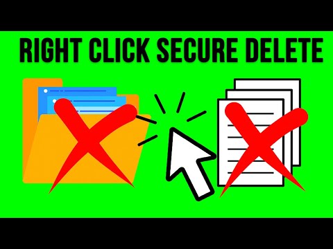 Add a Right Click Secure Delete Option to the Windows Context Menu & Bypass the Recycle Bin