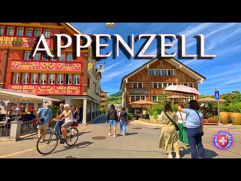 APPENZELL SWITZERLAND ✨ Great place in Switzerland with centuries-old traditions / WALKING TOUR  4K