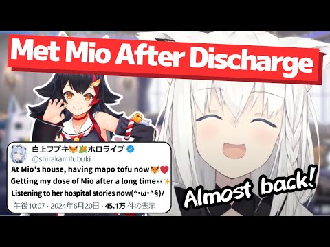 Fubuki Met Mio After Discharge and Talked About the Future[Hololive/EngSub/JpSub]