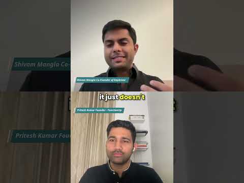 Large Companies Vs Small AI Startups - Shivam Mangla Co-founder of Rephrase #startup #aistartups