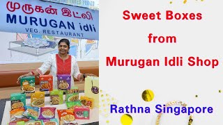 Famous Murugan Idli Shop introduces Diwali Sweet boxes | Best Shopping places in Singapore