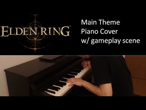 Elden Ring - Main Theme Piano Cover w/ Battle scene