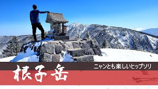 根子岳：ヒップソリがあれば冬の下山はクソほど面白い！2023【残雪期登山】