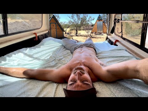 Evicted from Apartment - Back to Desert Cabin (Day in the Life 1 ASMR)