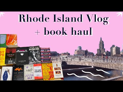 Providence, RI Vlog + Book Haul