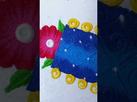 Rangoli borders #shorts #trending #shortvideo #rangoli