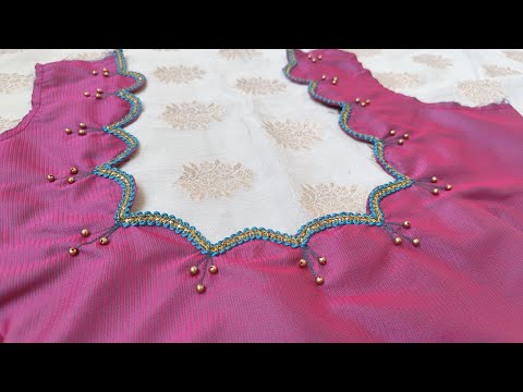 New simple Blouse Designs 2024 | Blouse Back Neck Design Cutting and stitching | Blouse Ka Gala