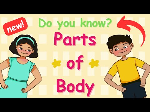 Learn Parts of Body for Kids #partsofbodynames #kidsvideo #viralvideo #youtubekids