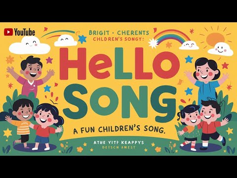 🌟 'Hello Song' - A Heartwarming Celebration of Friendship | Original Children's Song 🎵