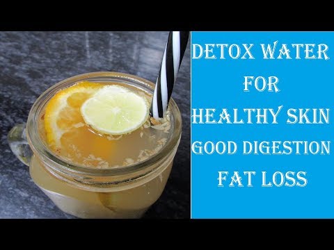 Detox Drink for Healthy Skin, Improved Digestion & Weight Loss |Detox Water Removes Toxins from Body