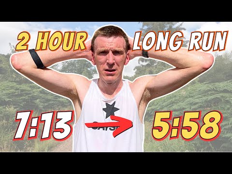 First FAST FINISH 2 HOUR LONG RUN Of Marathon Training