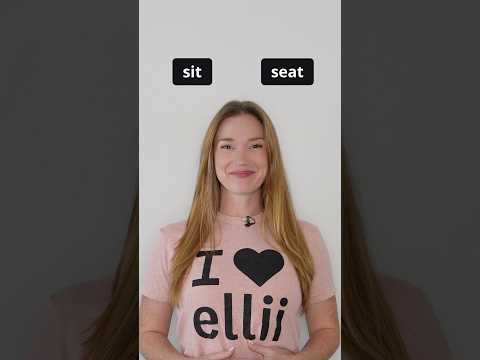 Am I saying SIT or SEAT? #shorts #pronunciation #english #learnenglish #listening