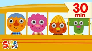 The Wheels On The Bus - featuring Noodle & Pals | + More Kids Songs from Super Simple Songs