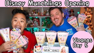 Opening 2 Full Cases of the New Disney Munchlings Scented Mystery Plushes | Vlogmas Day 5