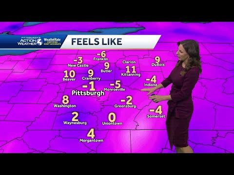 Impact Day: Sub Zero Wind Chills in Western PA